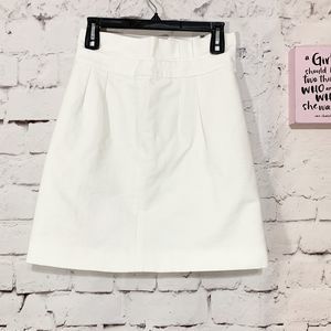 Kate Spade New York Pleated Front Side Zip Skirt 4